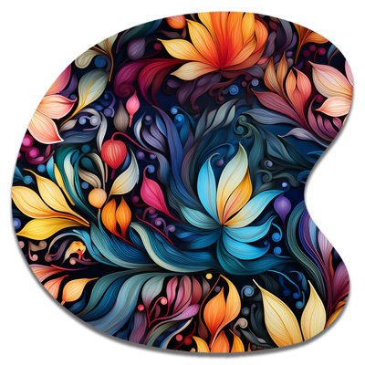 Brendan - Floral Irregular Metal Wall Art