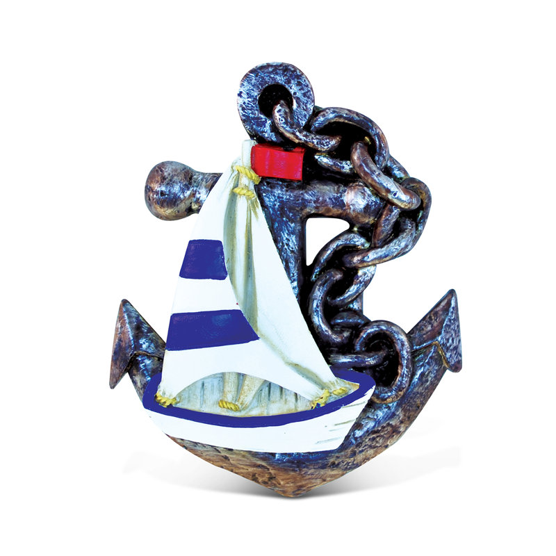 Ancre de bateau avec Magnet nautique Myrtlewood