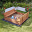 Kids Sandpit With Seating and Cover