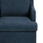 Fauteuil pivotant rembourré en chenille-1515460094
