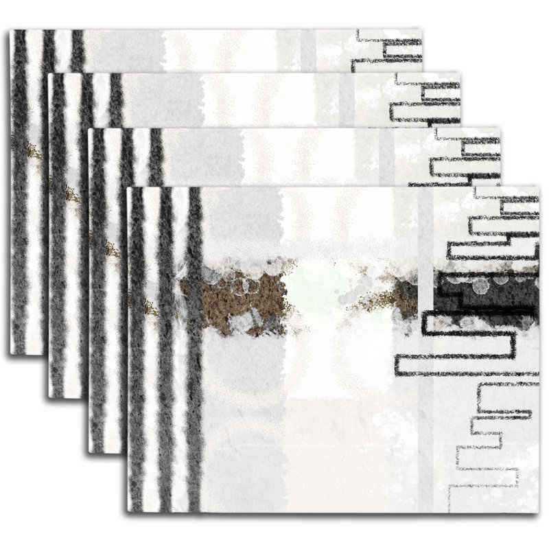 Napperon abstrait en polyester