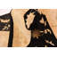 Tapis noir Mullings