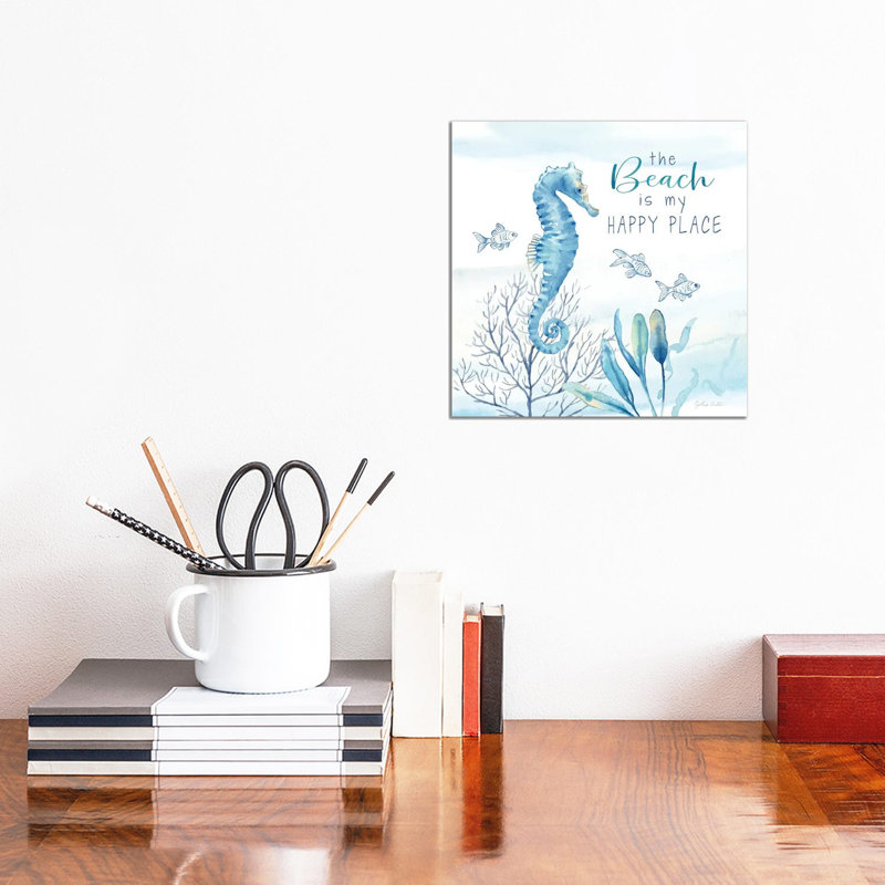 Great Blue Sea XIX by Cynthia Coulter - Wrapped Canvas Gallery-Wrapped Canvas Giclée, 30.48 cm H x 30.48 cm W