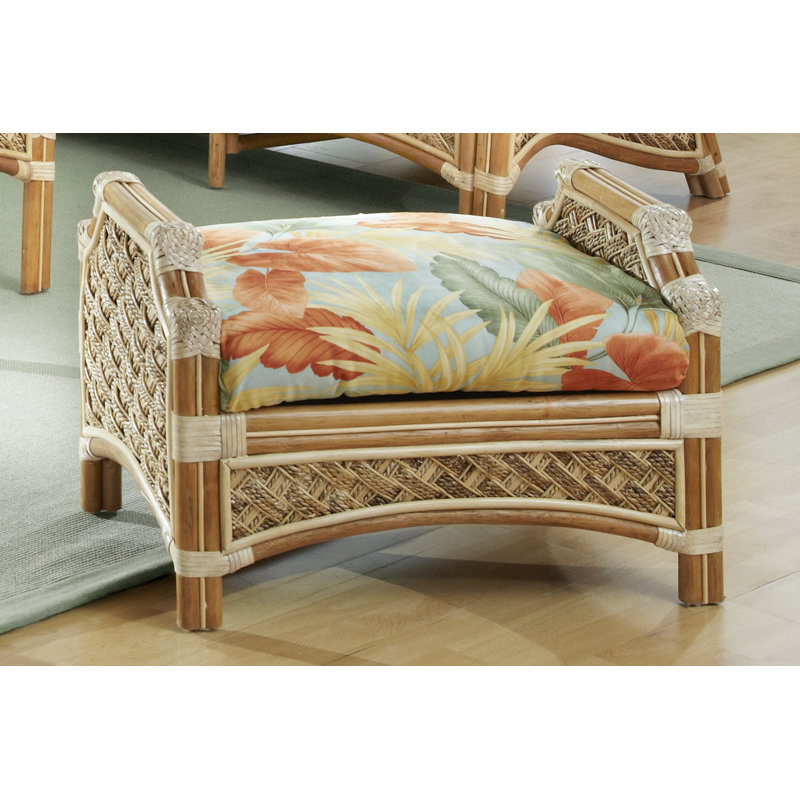 Repose-pieds standard rectangulaire de 25,24 po Schmitz, Treillis hickory