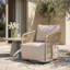 Chaise pivotante d'extérieur