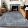 Machine Washable Indoor/Outdoor Claudian ACN1629 Blue