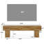 Table d'appoint multimédia, meuble télé, meuble télé, console