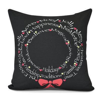 Holiday Essence Reversible Throw Pillow