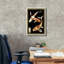 Toile épique Graffiti «Koi Fish On Black 1» par Chariklia Zarris, art mural 18 po x 26 po-1348504022