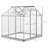  6' x 6' x 6.4' Polycarbonate Greenhouse Walk-In, Silver