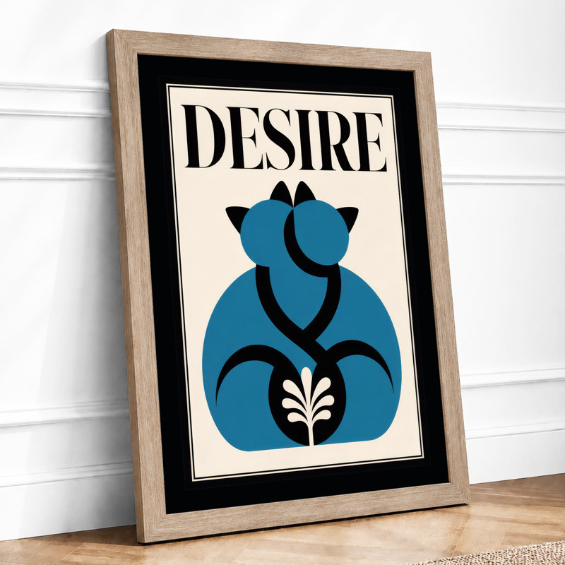 Desire Art Deco - Print, Oak, A3 - 42.0 x 29.7 cm