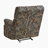  Rubin 41" Traditional Textured Microfiber Glider Reclining Chair with Gentle Gliding Motion, High-Density Foam & Pull-Handle Recline