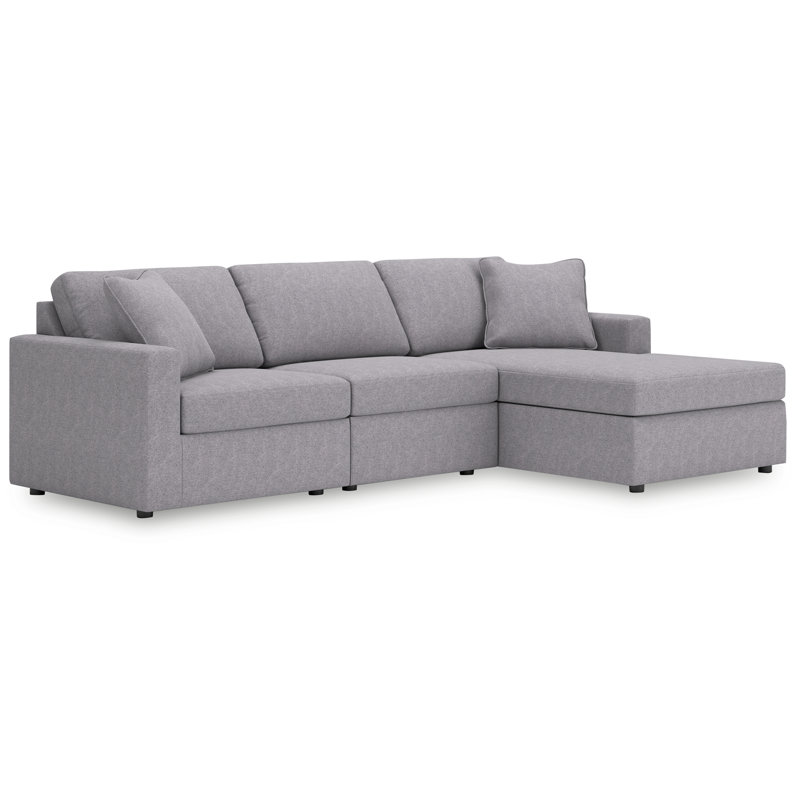 Canapé modulaire 3 pièces avec méridienne Modmax, Orienté à droite