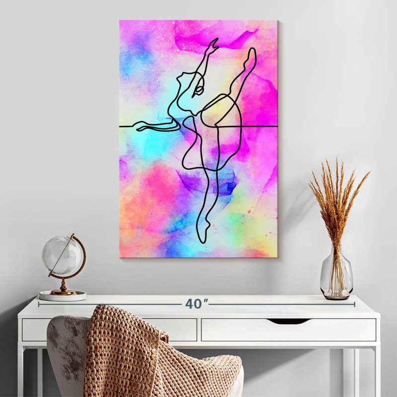 Enn Ballerina linéaire, H 30 po x l 20 po
