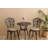 Best seller Products 3-Piece Outdoor Rust-Resistant Cast Aluminum Patio Bistro Set with cushion