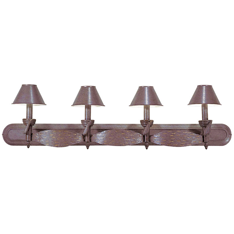 Applique murale d'intérieur pour salle de bain 4 lumières Toltec