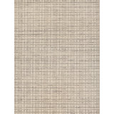 Desi hand-knotted Wool Light Silver Area Rug