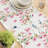 Table Runner, 100% Cotton, 16X108", Cranes & Pink Flowers-852747887