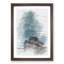Stranded Boat upon the Beach in Abstract - Picture Frame Graphic Art Print-55730152-55730155