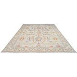 Oushak Collection, Transitional One-of-a-Kind Rectangle 7'11" X 10'2" Hand Knotted Area Rug