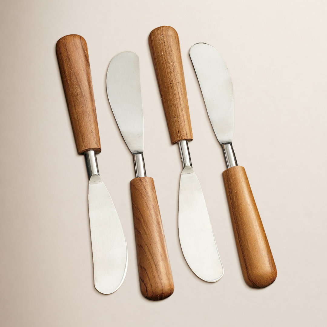 Bogoch 4 Piece Stainless Steel Spreader Set (Set of 4) Red Barrel Studio®