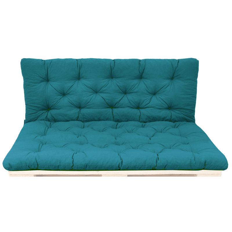 Gigi Pallet Garden Seat/Back Cushion, Blue