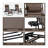 Zero Gravity Chair Set With Side Table, Folding Reclining Chair With Cupholders & Pillows, Adjustable Lounge Chair For Pool, Backyard, Lawn, Beach,-1606749991