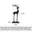 Art décoratif de base en marbre Fortunate Deer