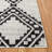 Burch Geometric Ivory/Black Area Rug-90419422