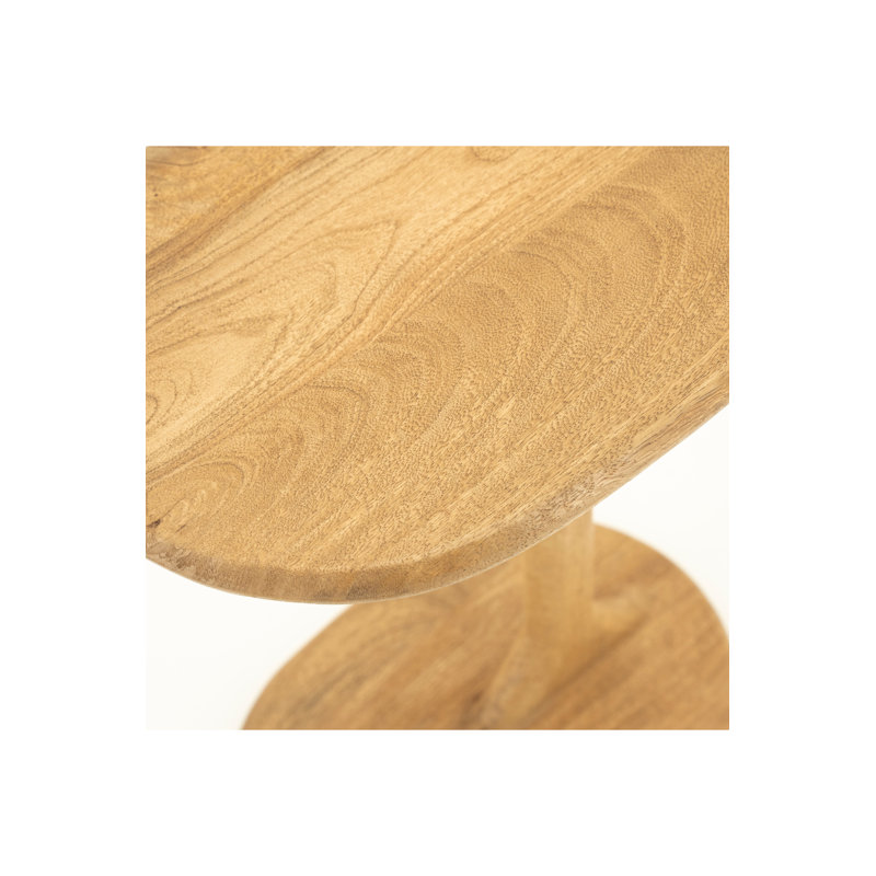 End Table Solid Wood End Table, Natural