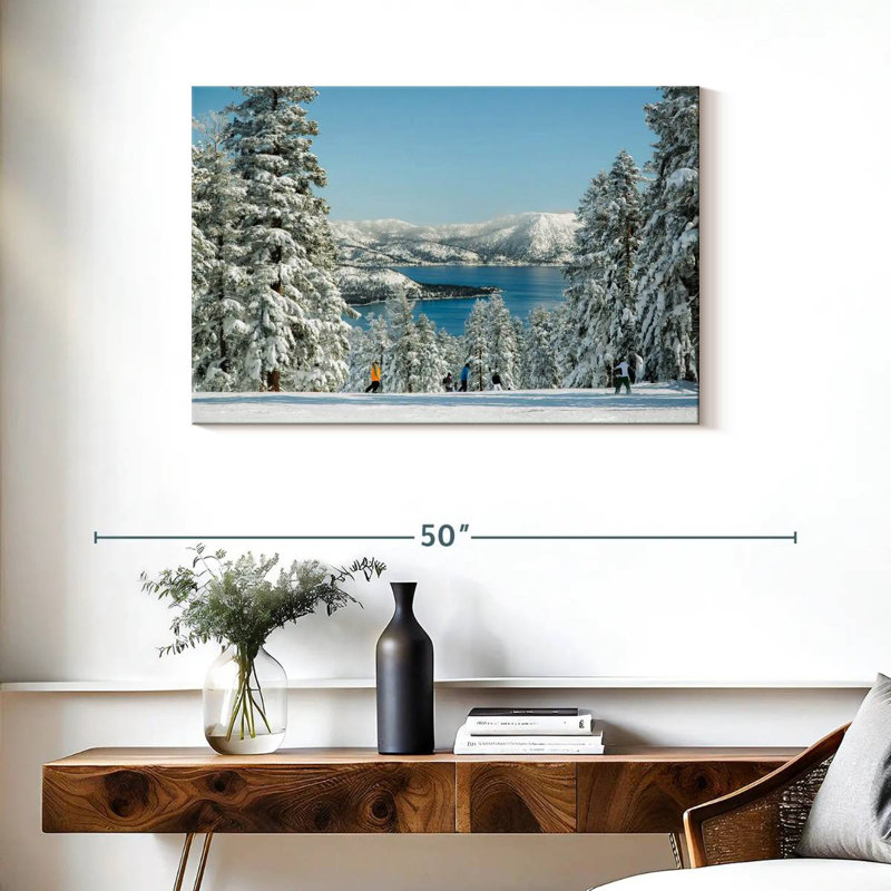Siroe Winter Tahoe Skiing, H 24 po x l 36 po