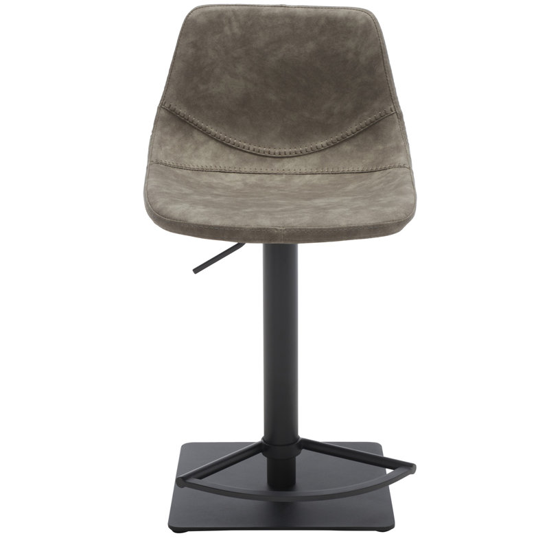 Tabouret de bar à gaz, gris