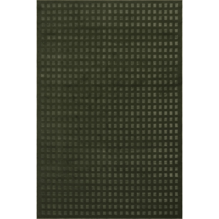 Daleyza Checkered Machine Washable Area Rug