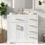 Meuble-lavabo 36 po avec comptoir en céramique, armoire de rangement et tiroirs 36 po
