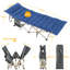 Folding Camping Cot with Mat for Adults-275358317