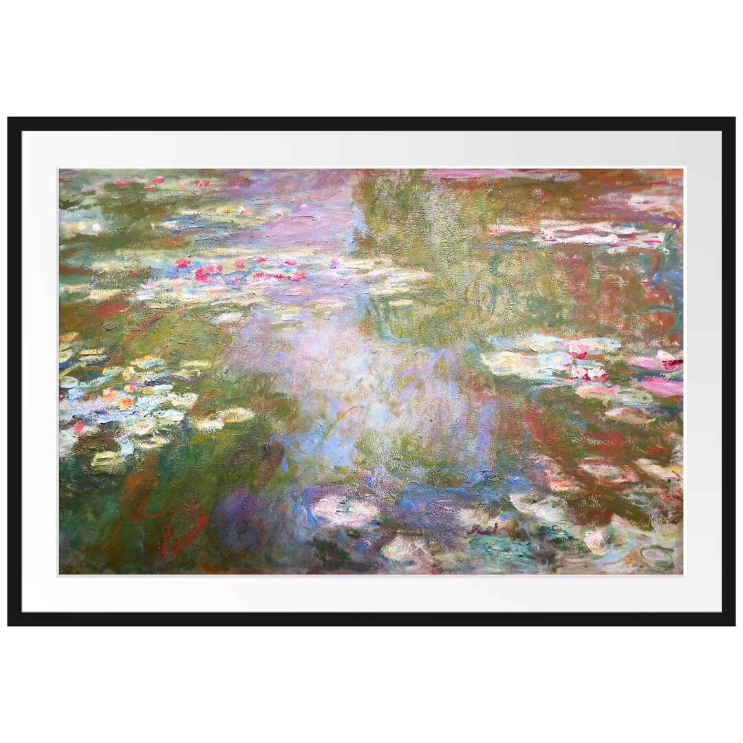 Gerahmter Kunstdruck Lily Pond von Claude Monet