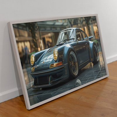 Reproduction d'art sur toile, affiche de grande taille, affiche de voiture de sport.