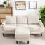 L-shaped Sofa Sectional With Usb, Cup Holder -88529951