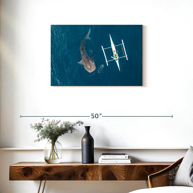 Requin-baleine Brampt Oslob, H 20 po x l 30 po