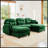 Modular Sectional U Shaped Couch With Ottoman