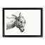 A Head of a Donkey by Jean Bernard - Framed Print-55453359-55453362