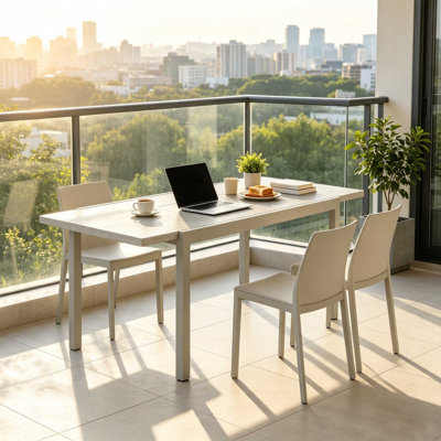 Rectangle Outdoor Dining Table - 85 cm W 154 cm D