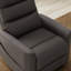 Fauteuil relevable en similicuir gris Bentley-1507999208