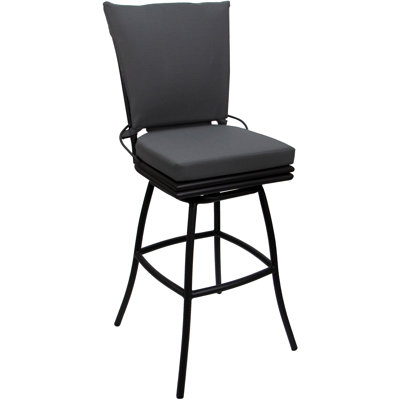 Outdoor Patio Extra Tall 34" Bar Stool Without Arms by Latitude Run