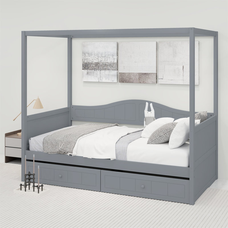 Tyair Canopy Storage Bed