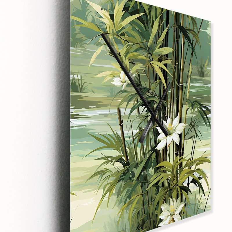 Jamontez - Horloge murale tropicale, Grand