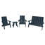 Byrnes 4 - Person Patio Conversation Set-278446291