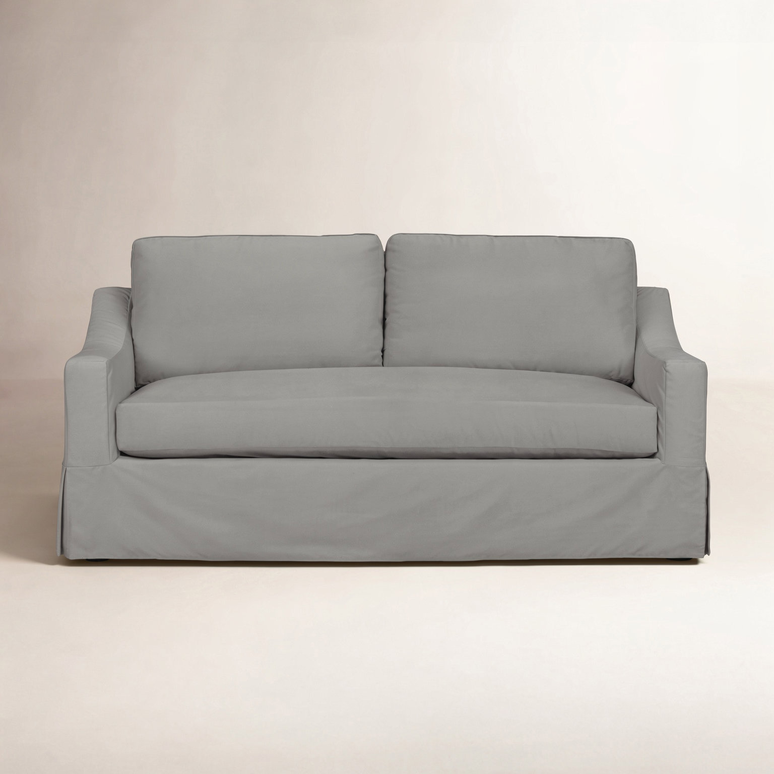 Cranbrook 78'' Upholstered Sofa, Bayou Light Gray Canvas