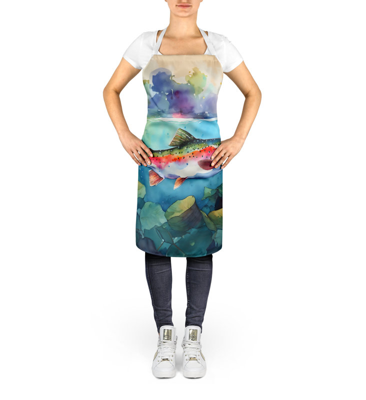 No Pattern Bib Apron