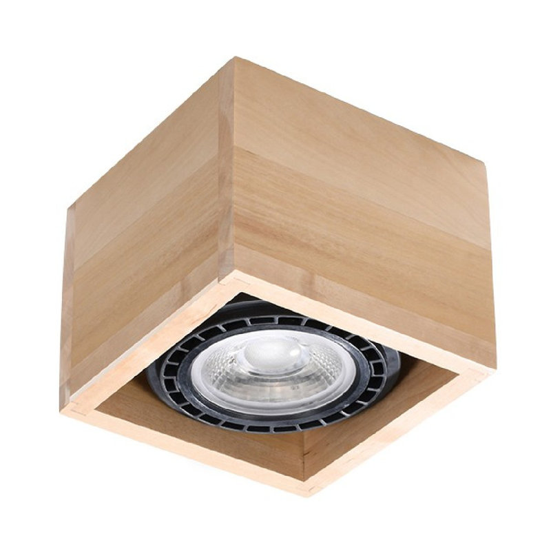 Chorleywood Flush Mount, Wood